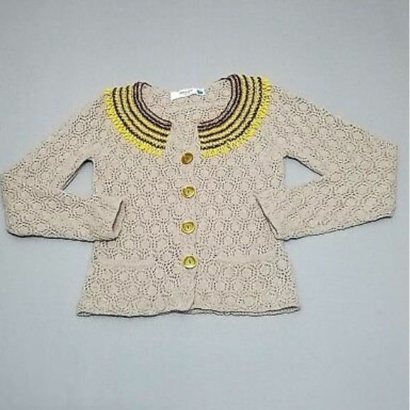 Anthropologie Sparrow Multi-Color Beaded Collar - Picture 2 of 9